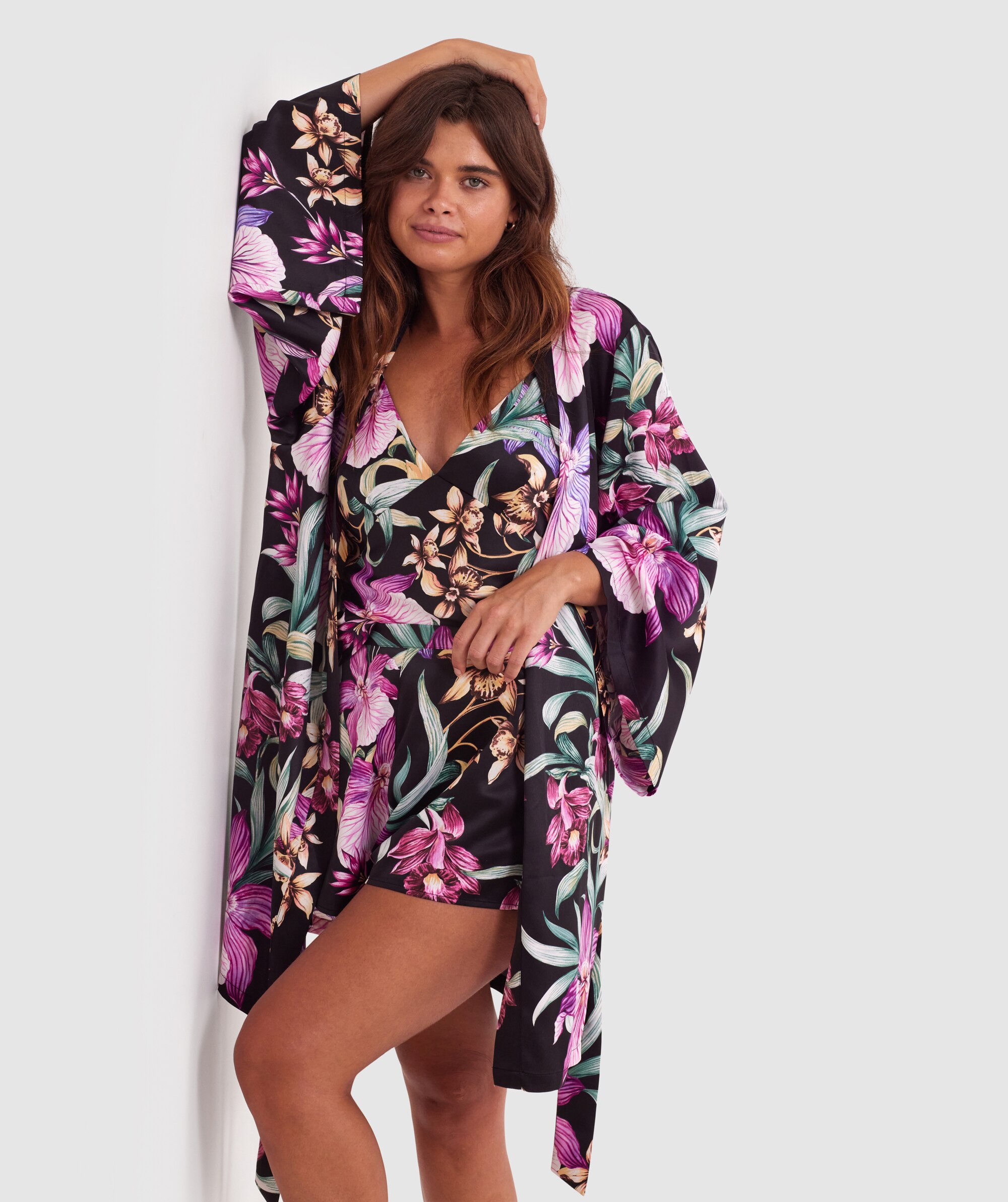 Orchid Bloom Print Wrap - Print Floral