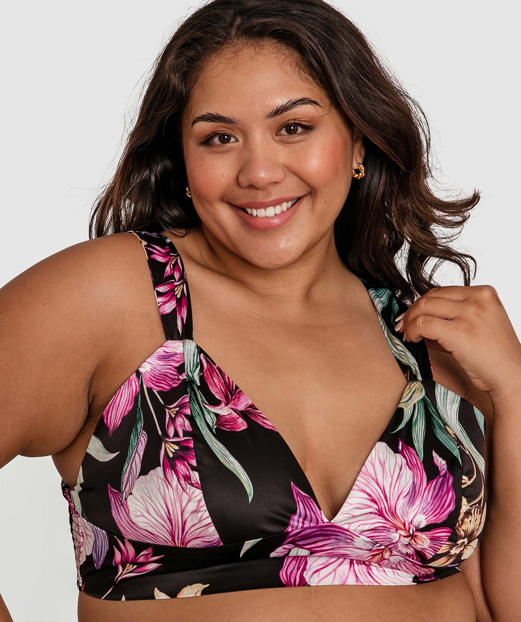 Orchid Bloom Print Crop Cami - Print Floral