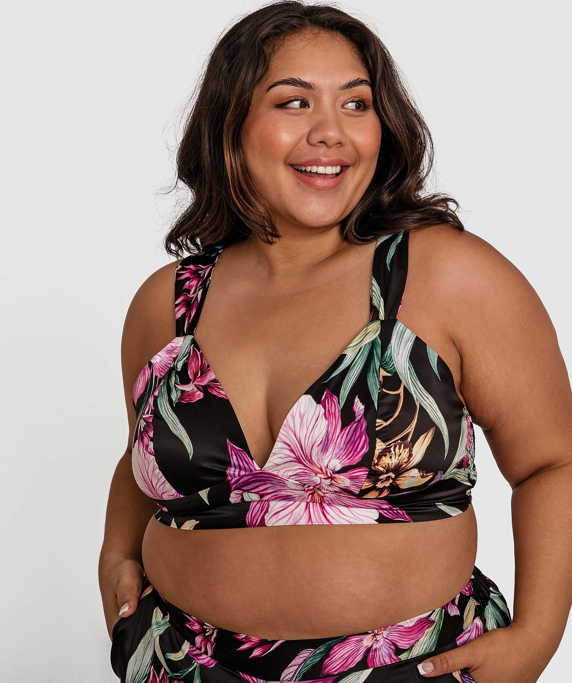 Orchid Bloom Print Crop Cami - Print Floral