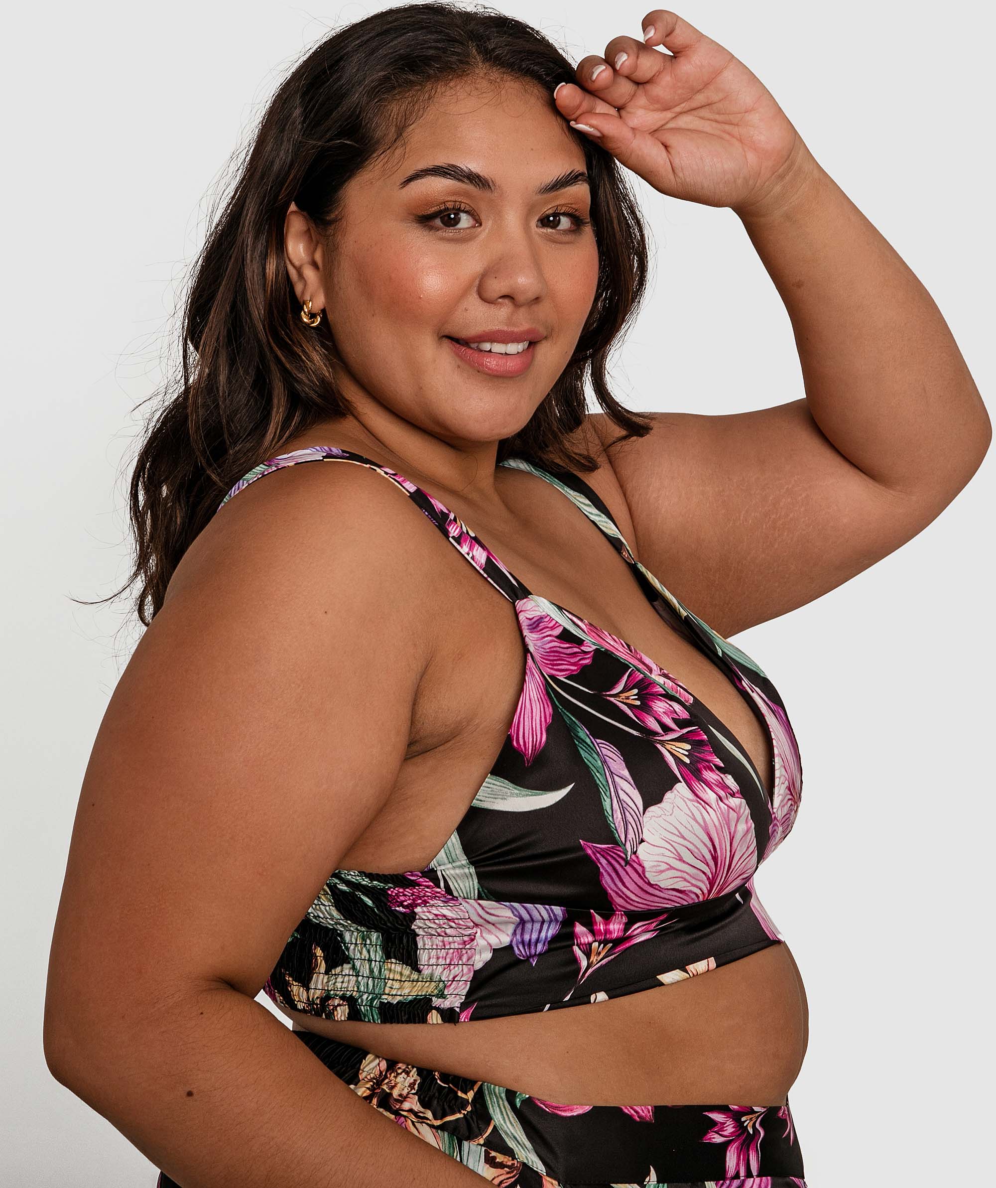 Orchid Bloom Print Crop Cami - Print Floral