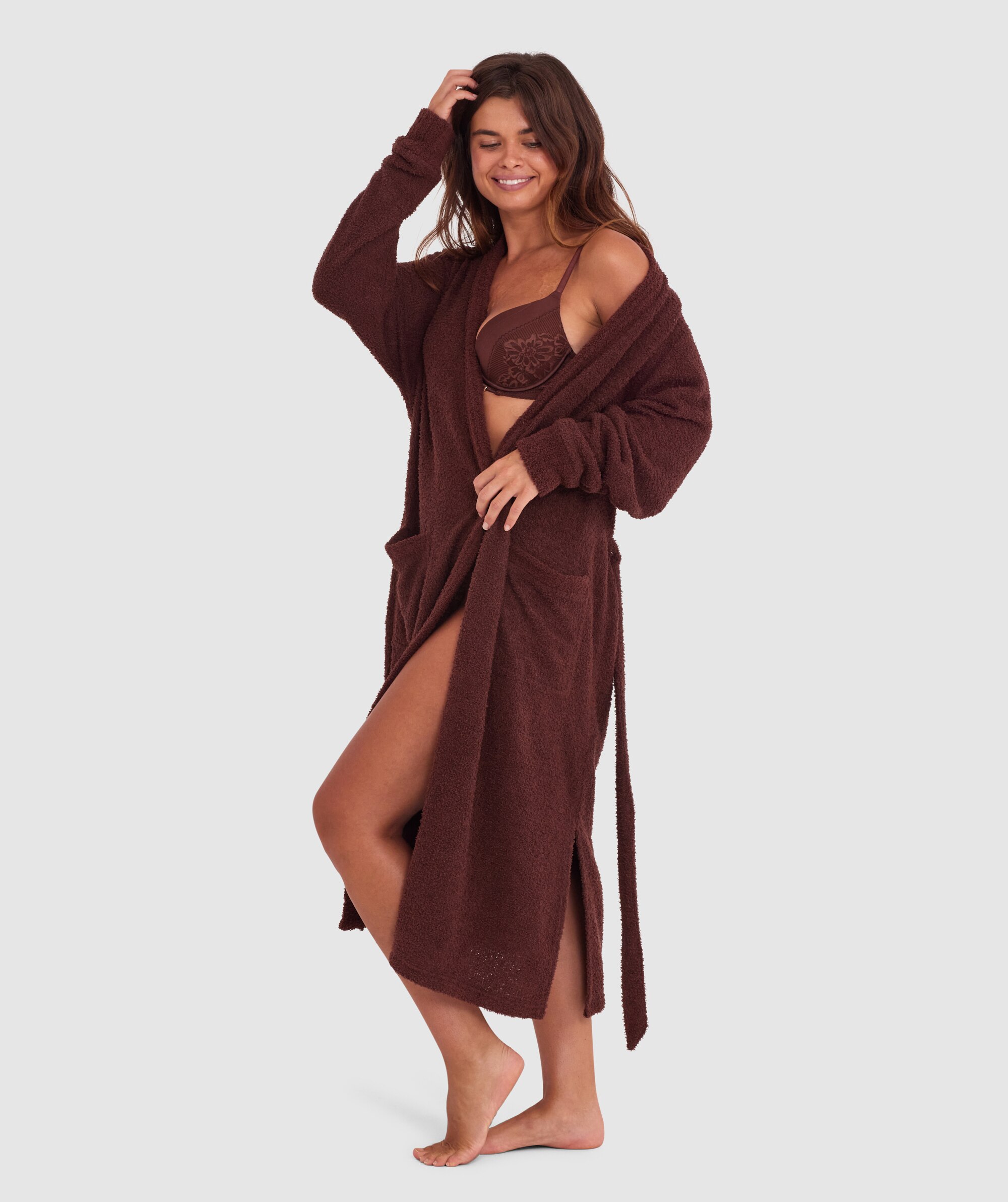 Marshmallow Long Wrap - Nude 6