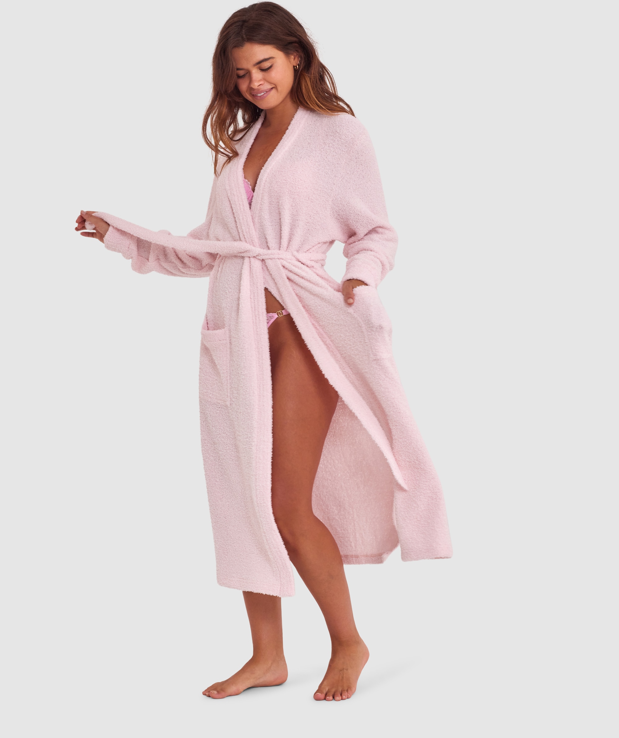 Marshmallow Long Wrap - Light Pink