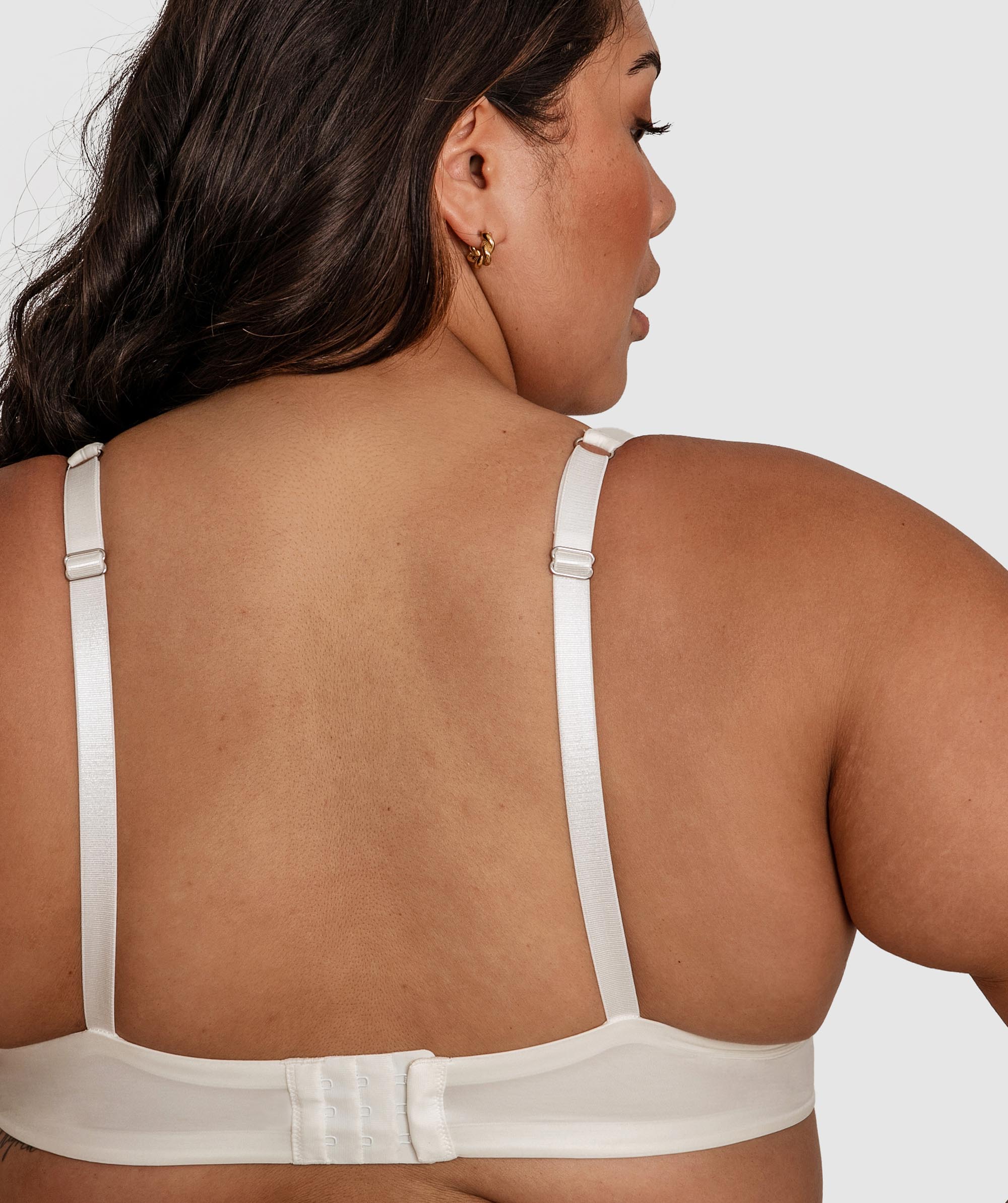 Inez Full Cup Underwire Balconette Bra - Ivory