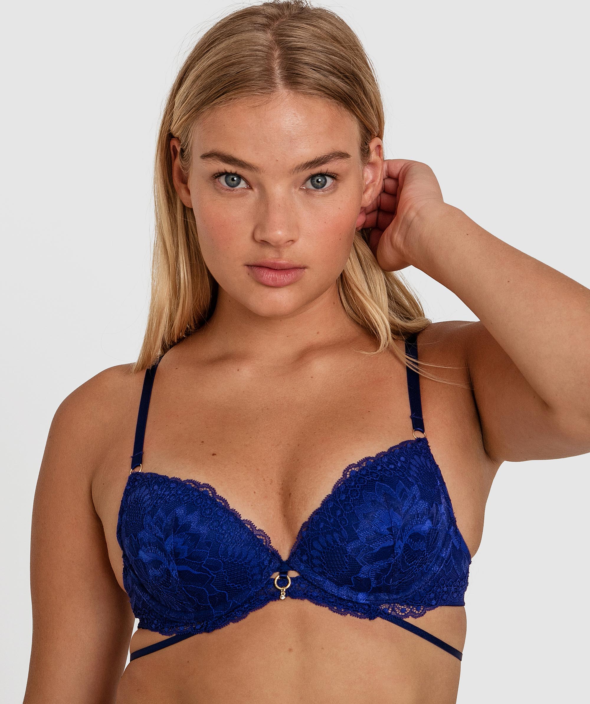 Cassidy Push Up Bra - Navy