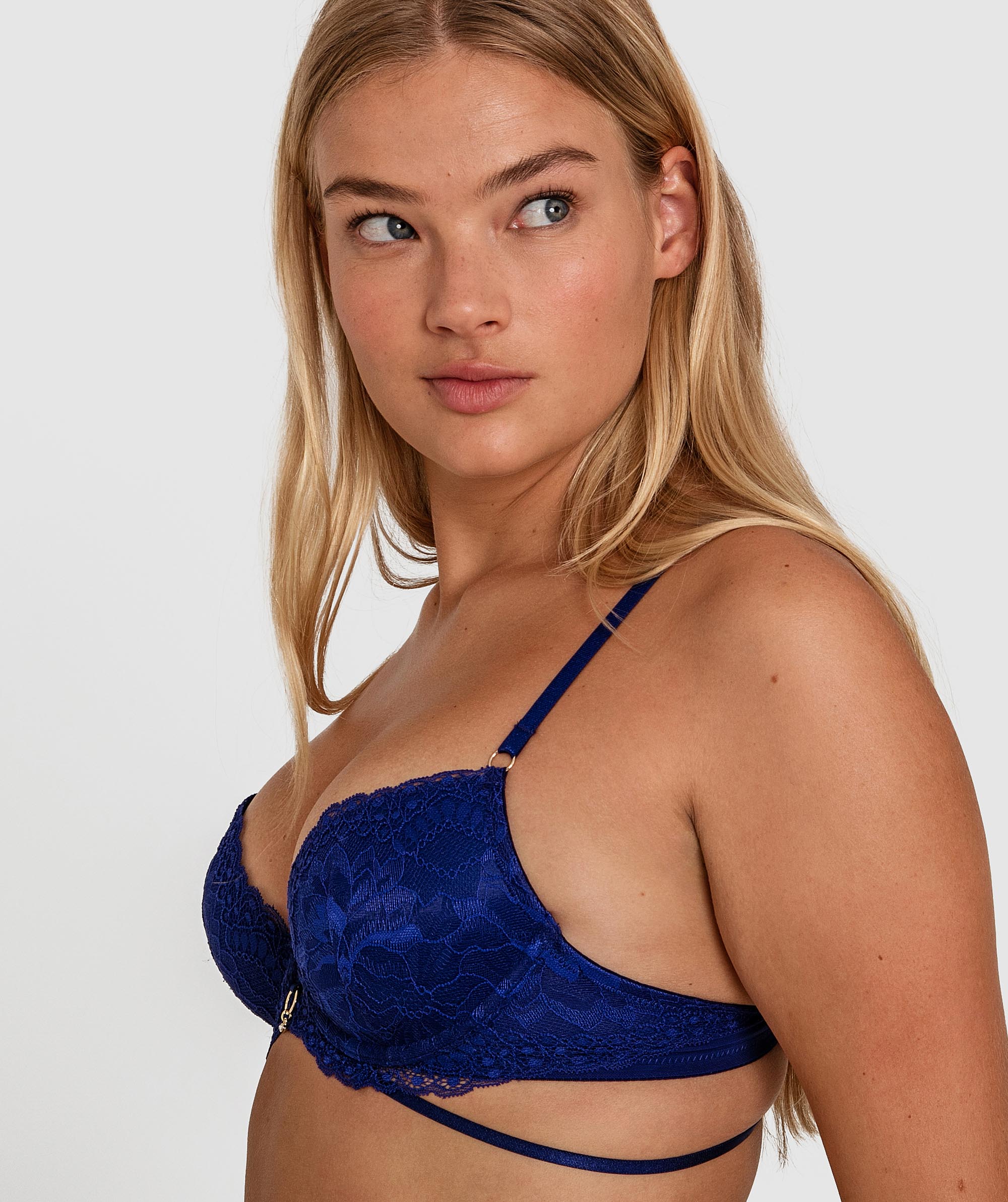 Cassidy Push Up Bra - Navy