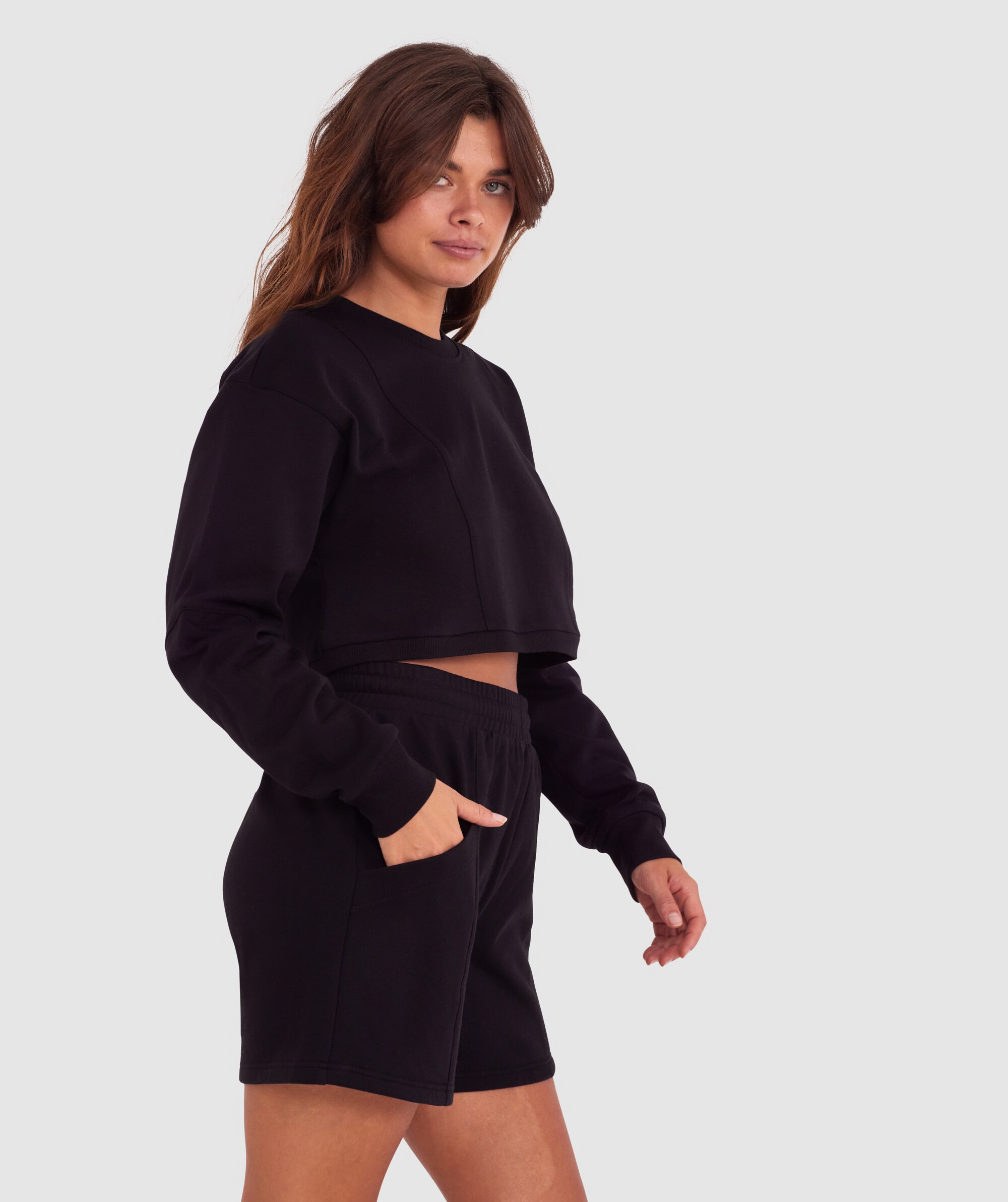 Bras N Things Unwnd Crop Jumper - Black | 01419501