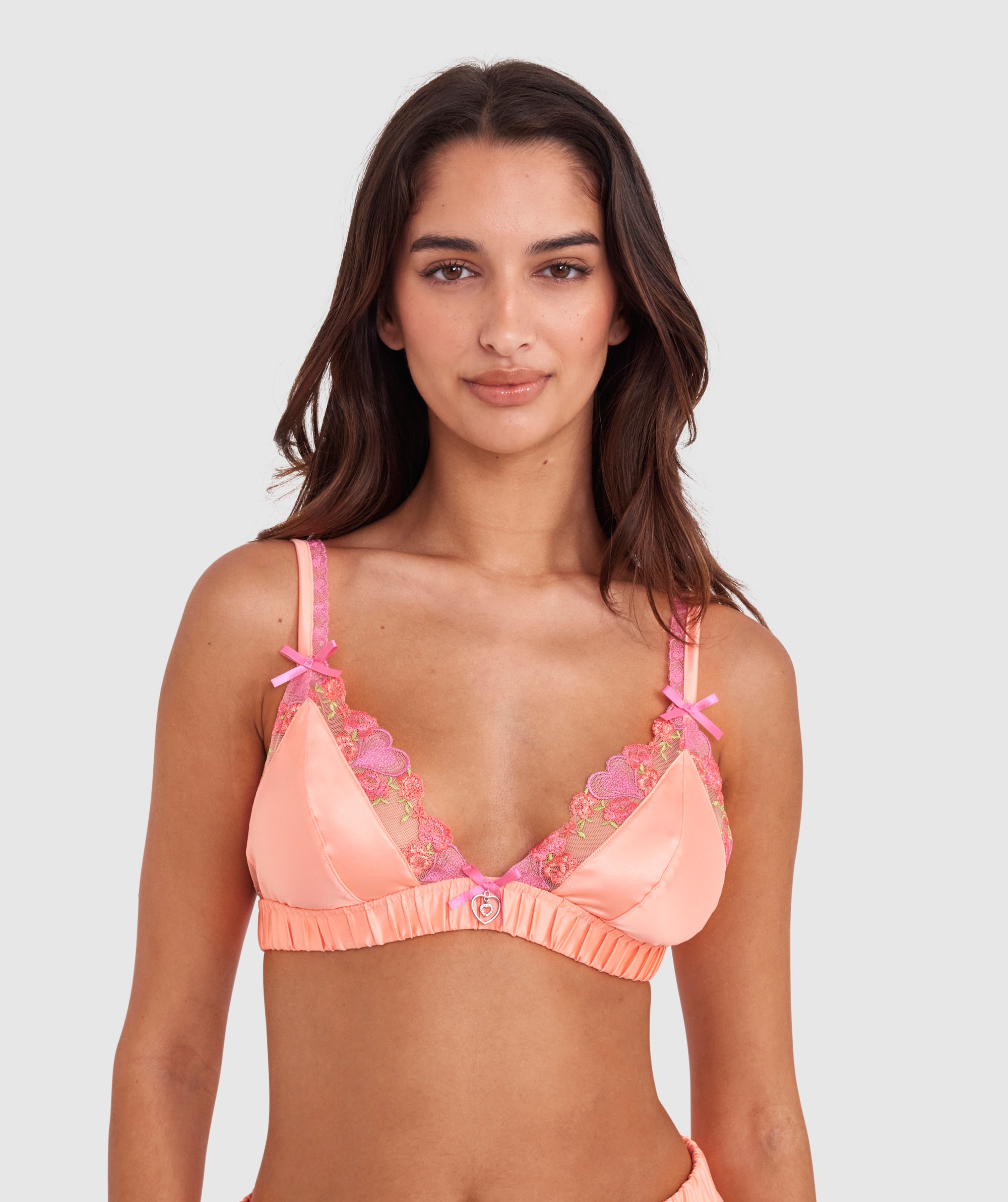 Enchanted Lovestruck Bralette - Light Coral