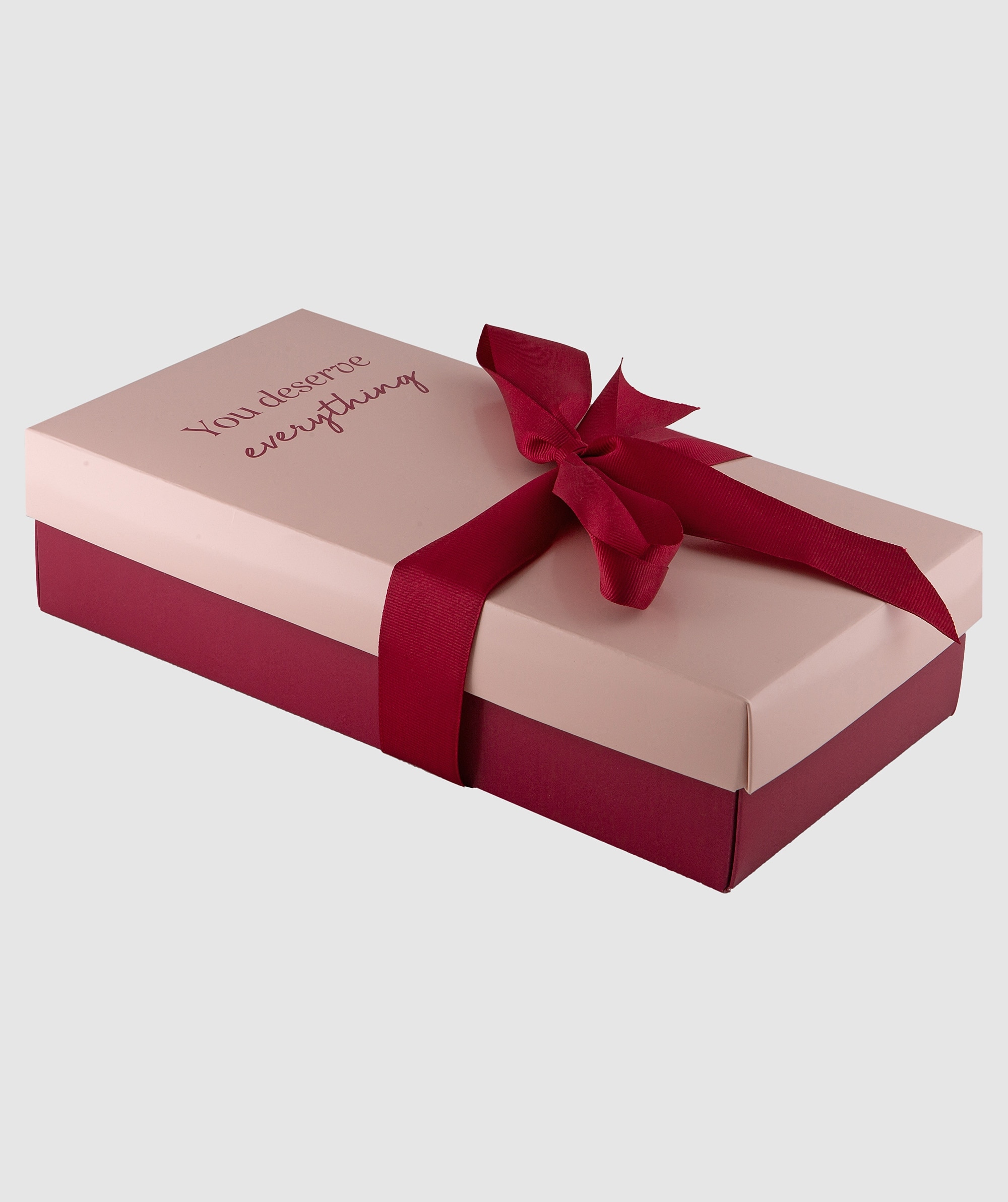 You Deserve Everything Small Gift Box - Pink/Nude