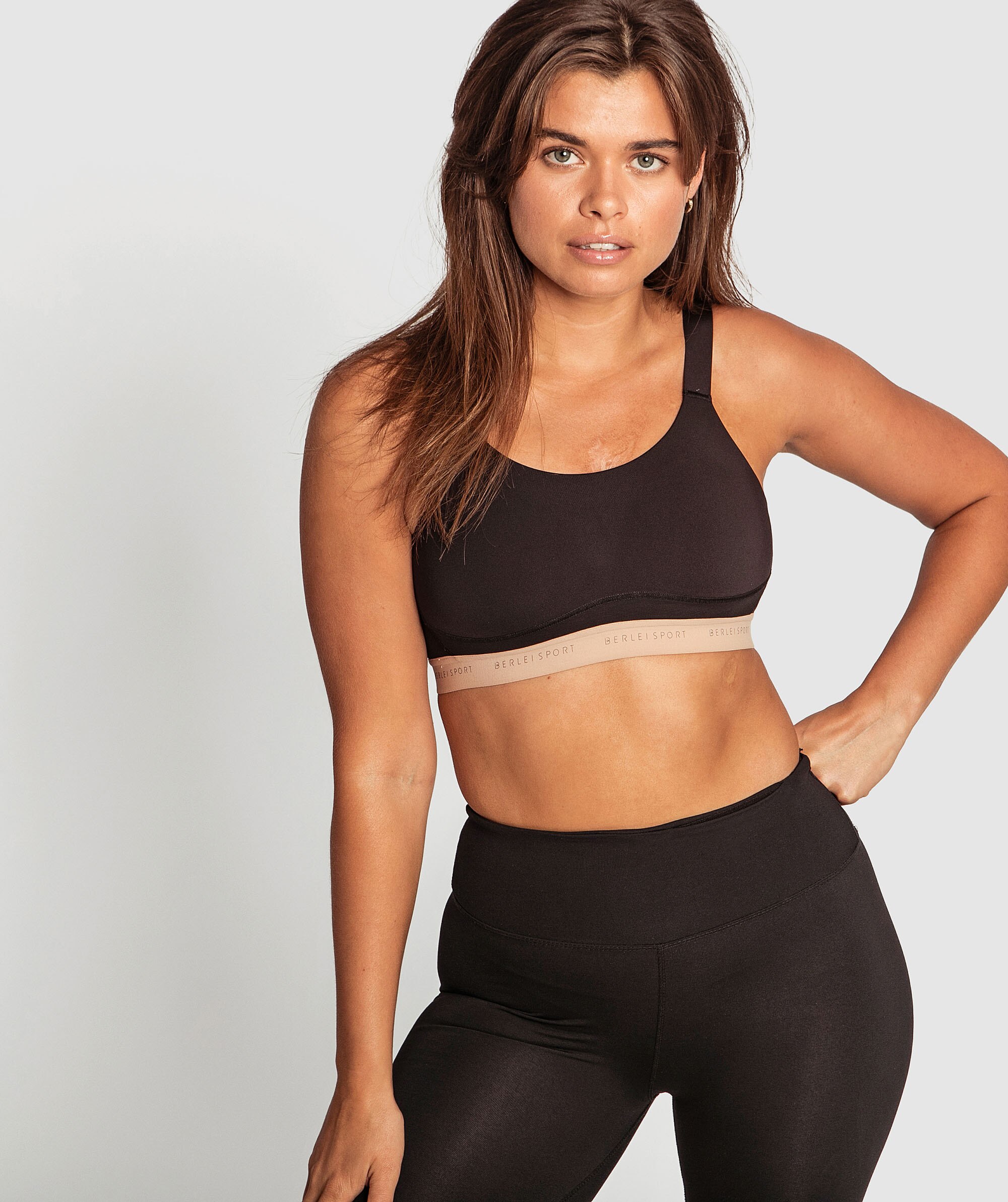 EMPOW-HER WIREFREE CROP BLACK/NUDE
