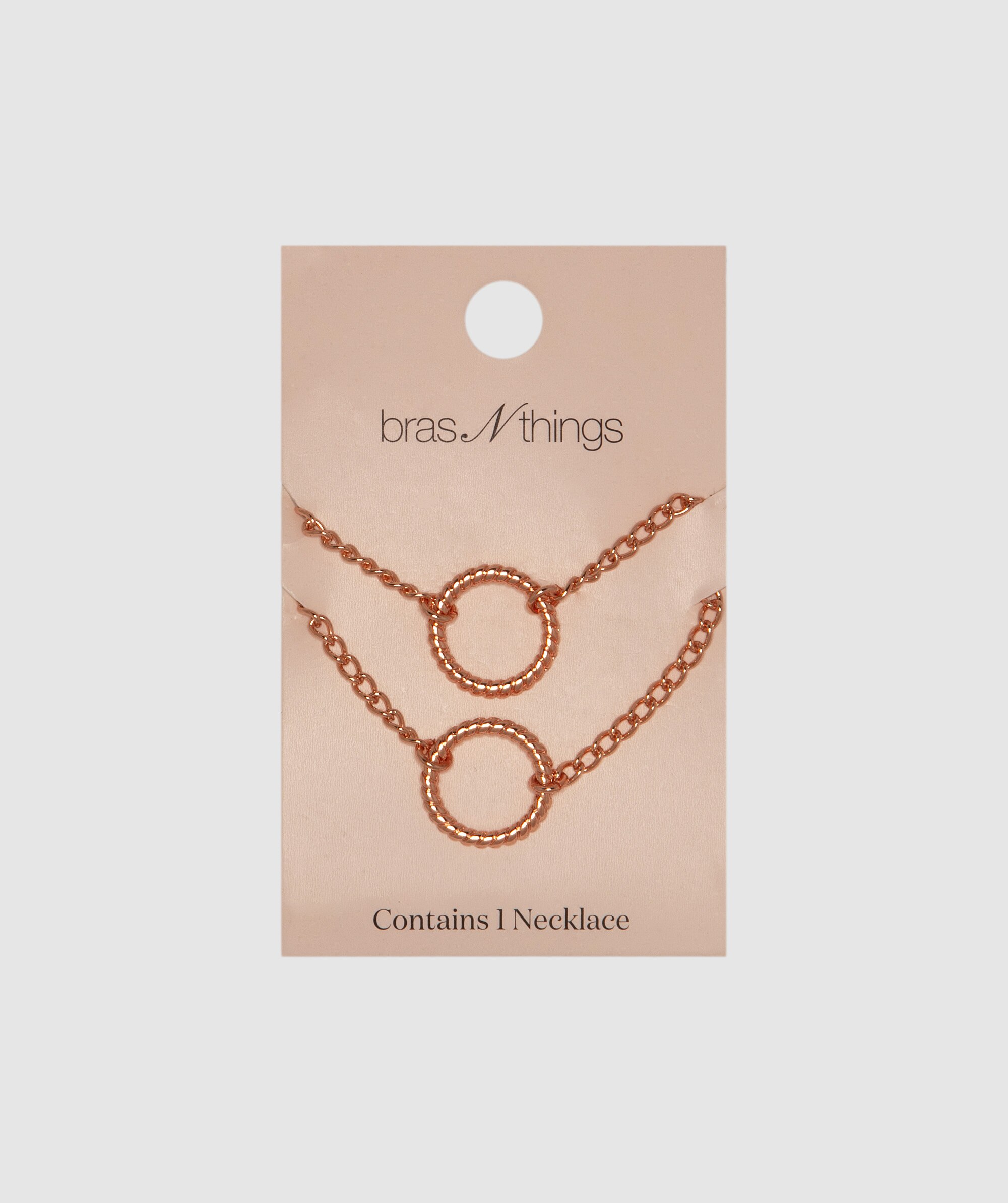 Infinity Necklace & Bracelet 2 Pack - Rose Gold