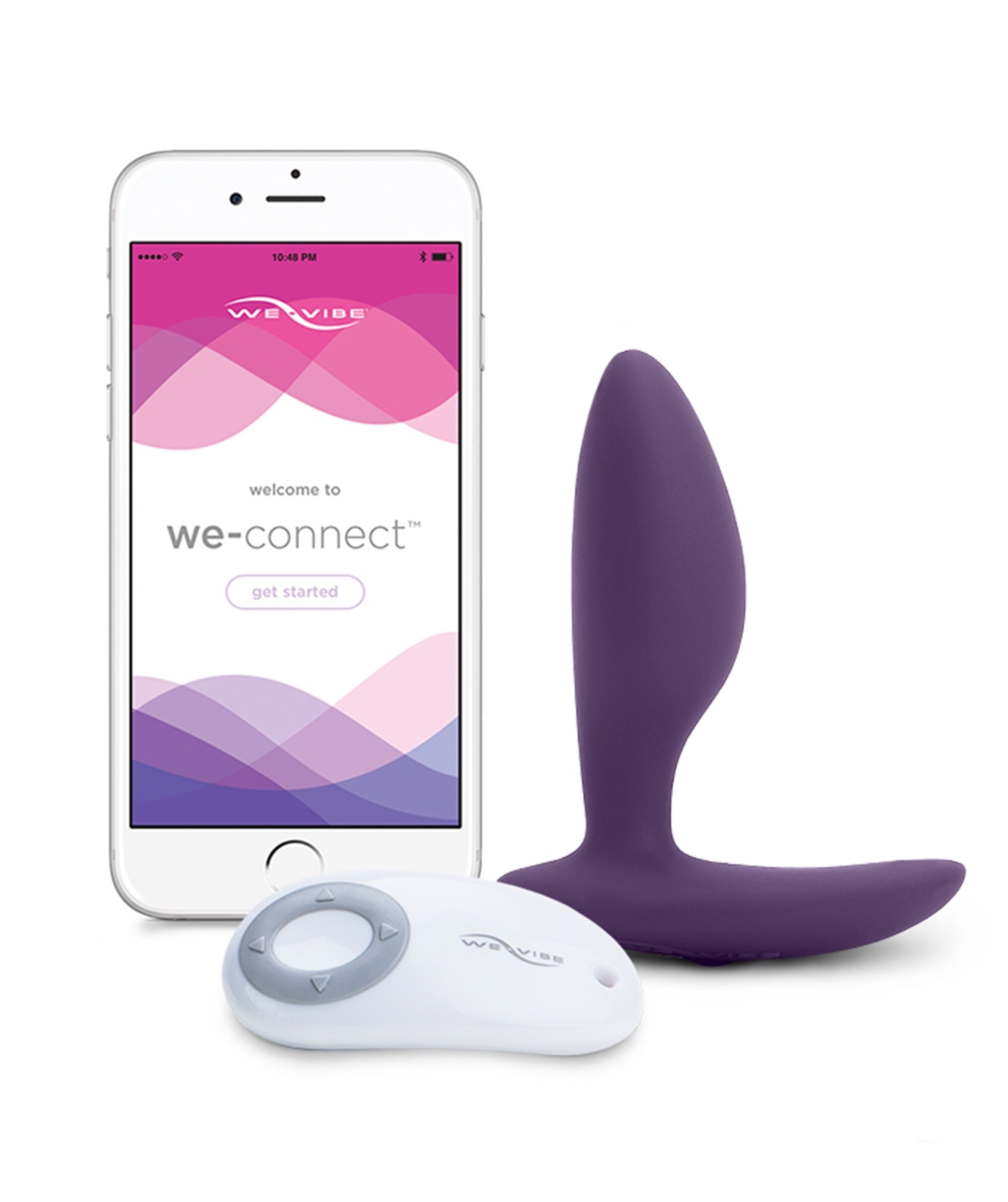 We-Vibe Ditto Vibrating Backdoor Plug with app - Purple