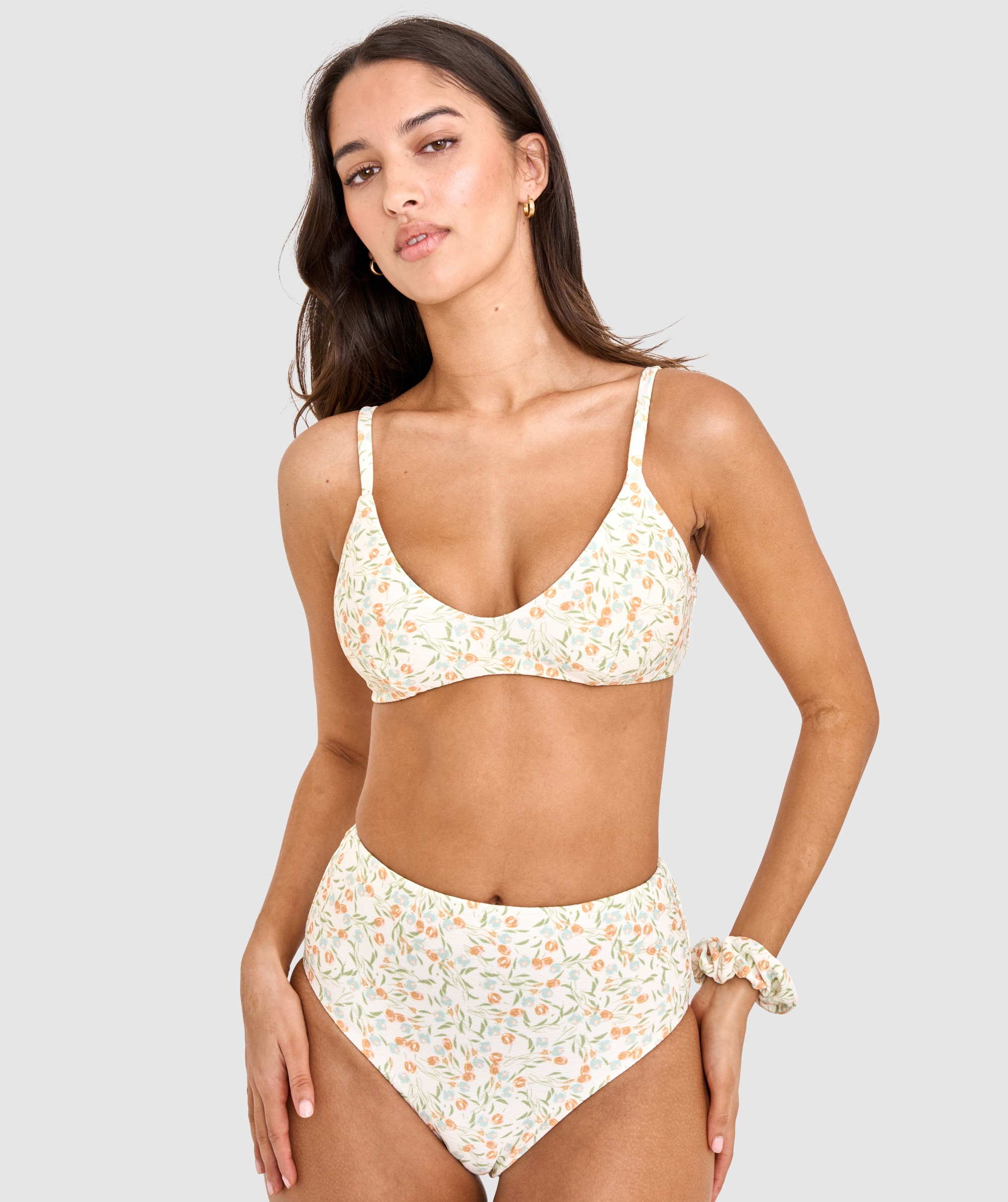 Bras N Things Alexandra Bikini Top & Scrunchie - Print