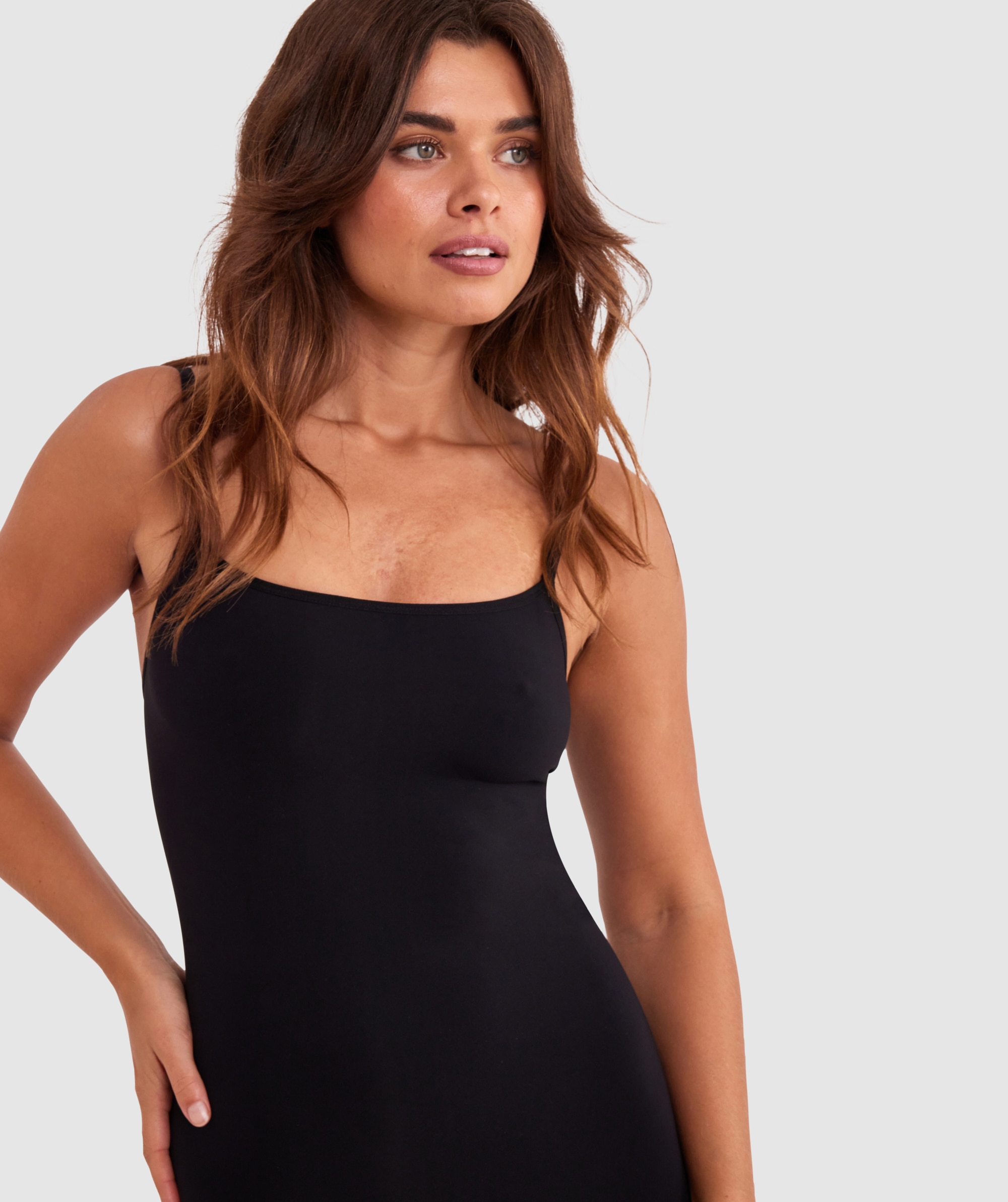 black under slips for dresses Bras N Things Base Layers Basic Slip Dress - Colour:Cherry Lacquer Type:Dress Pants Short Wedding Dresses and fitness exercises