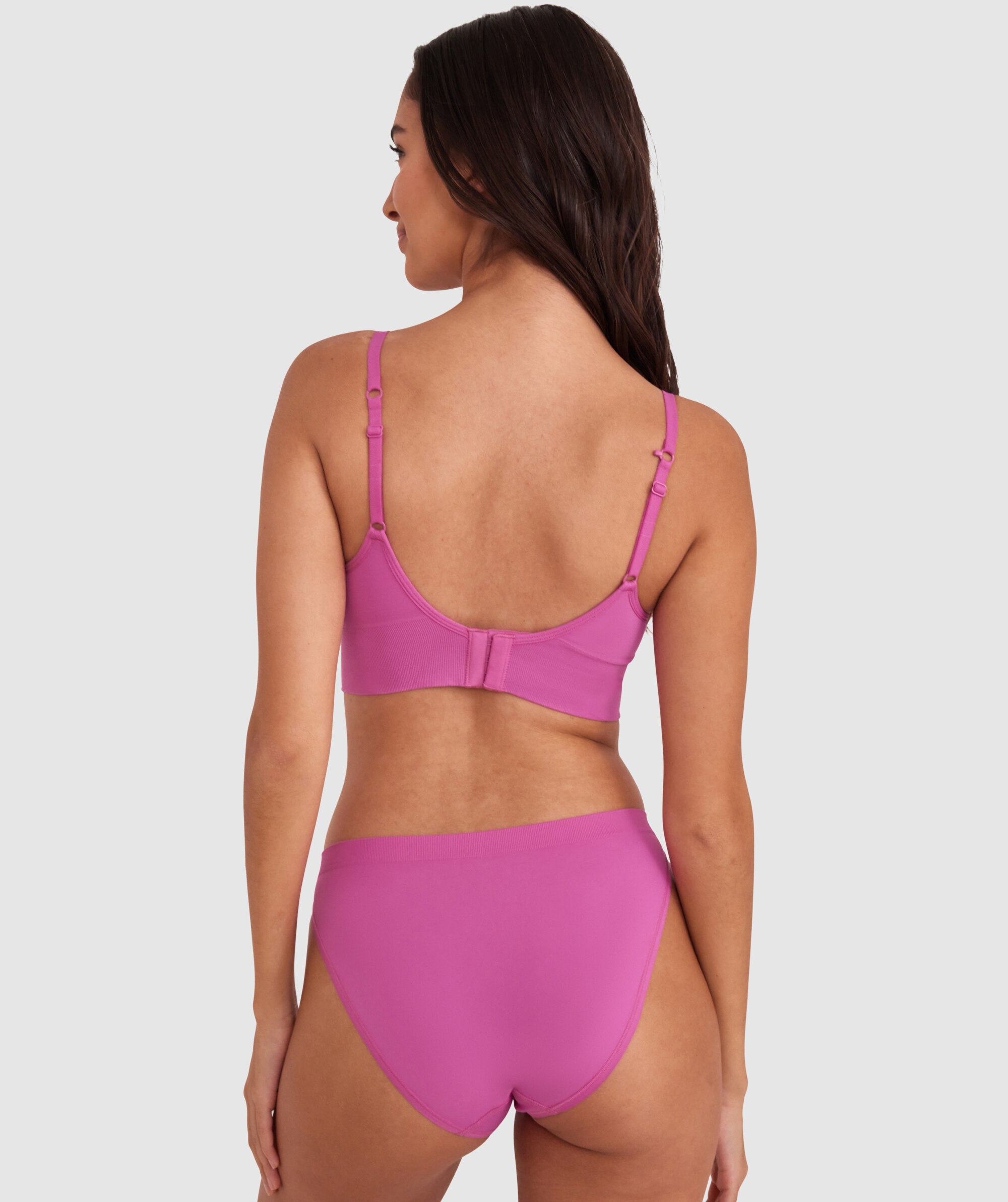 Base Layers Bikini Knicker - Pink