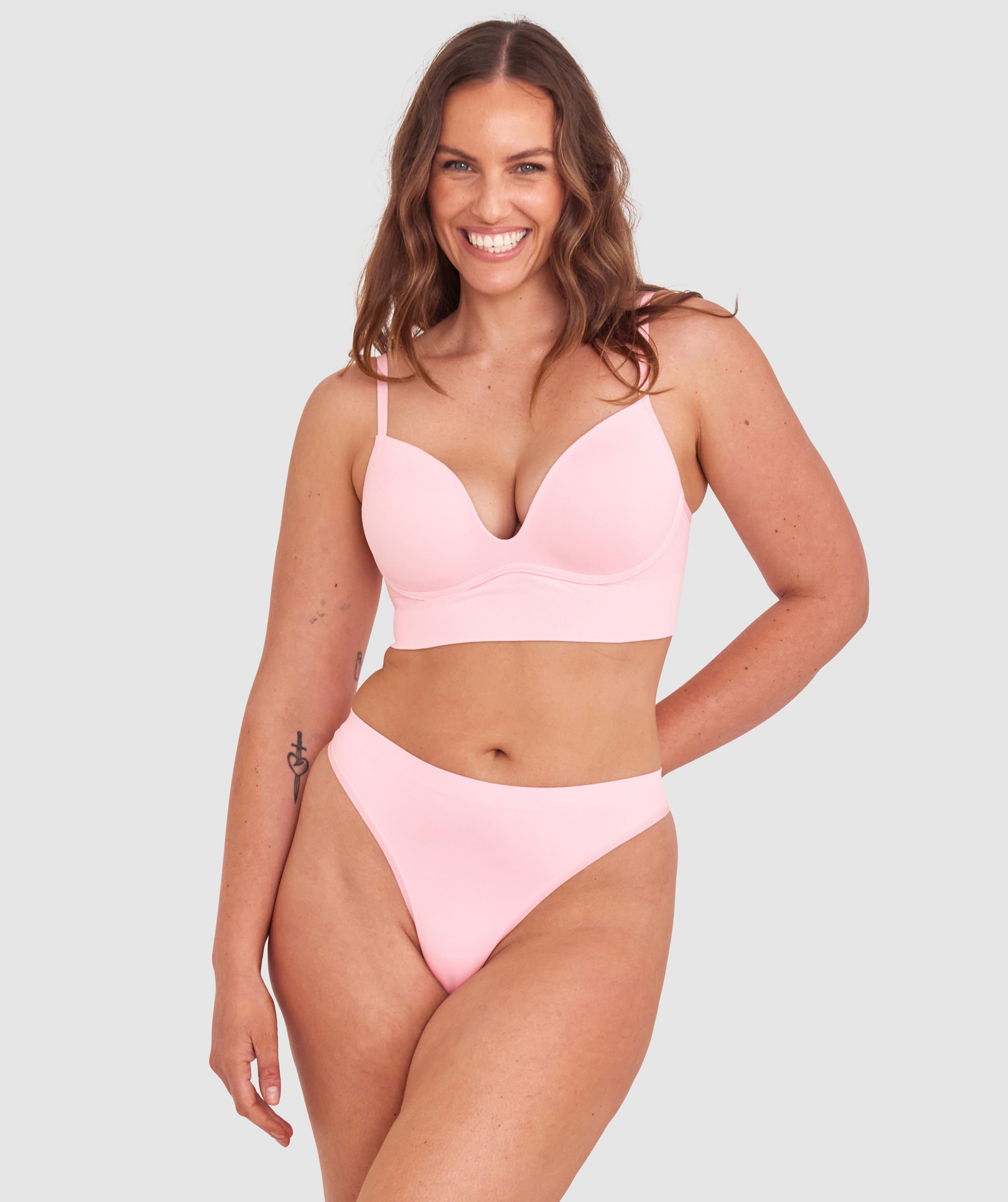 Bras N Things Base Layers G String - Light Pink | 01434305