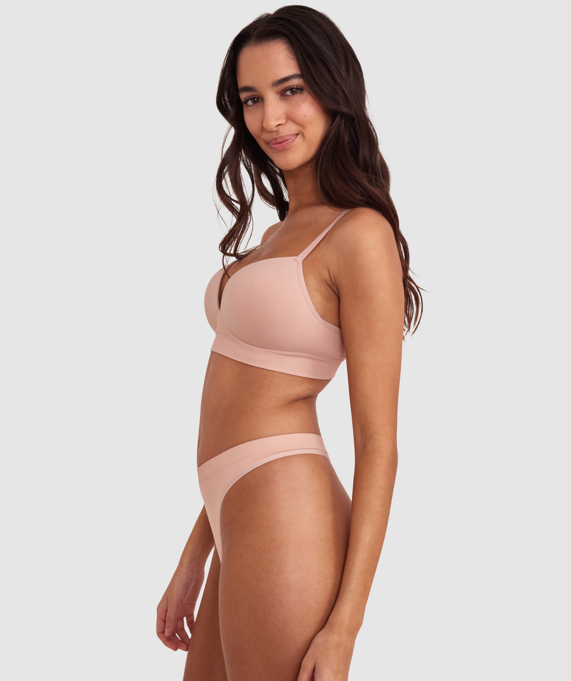Base Layers V String - Nude