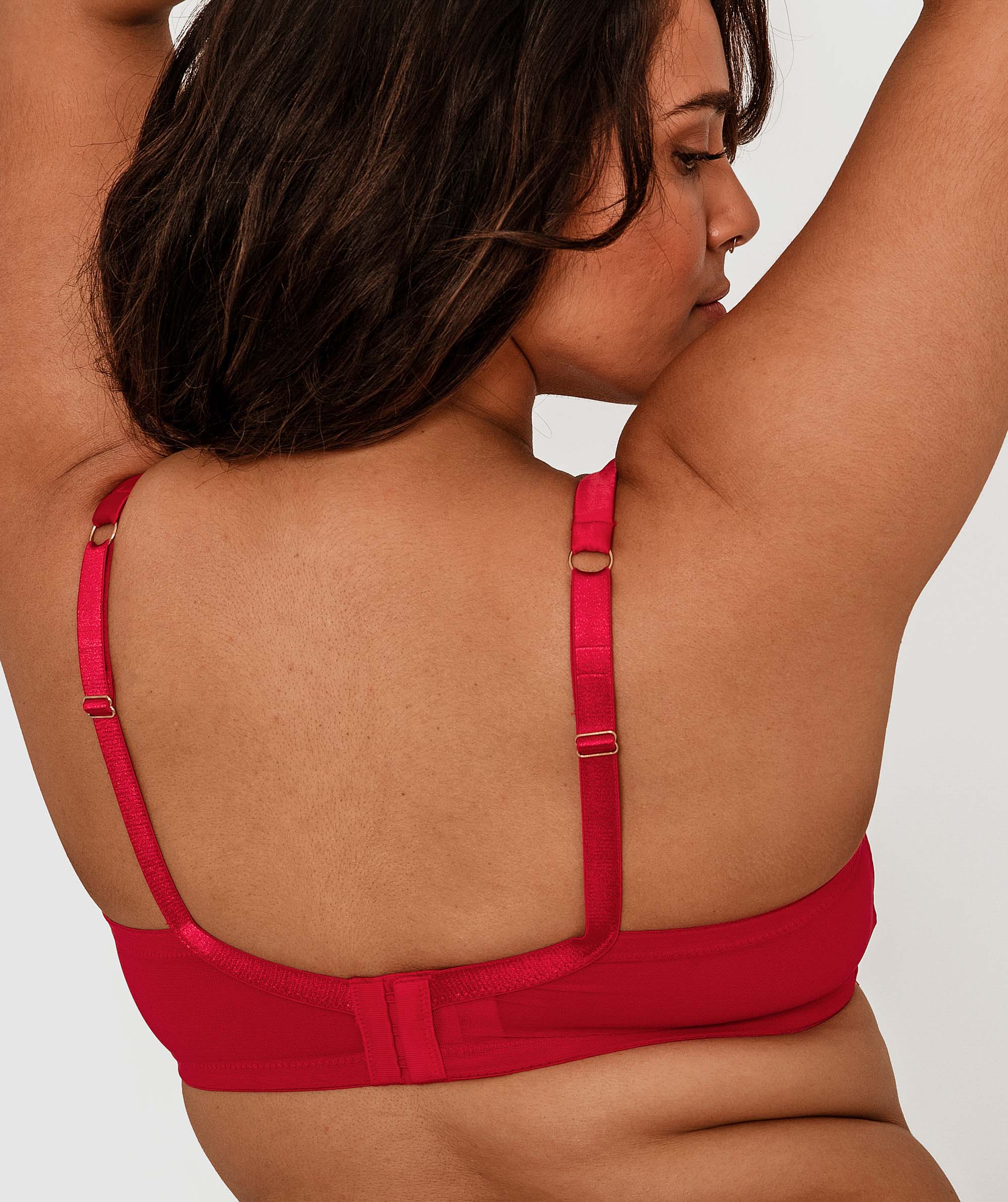 Bethany Sparkle Full Cup Underwire Bra - Red