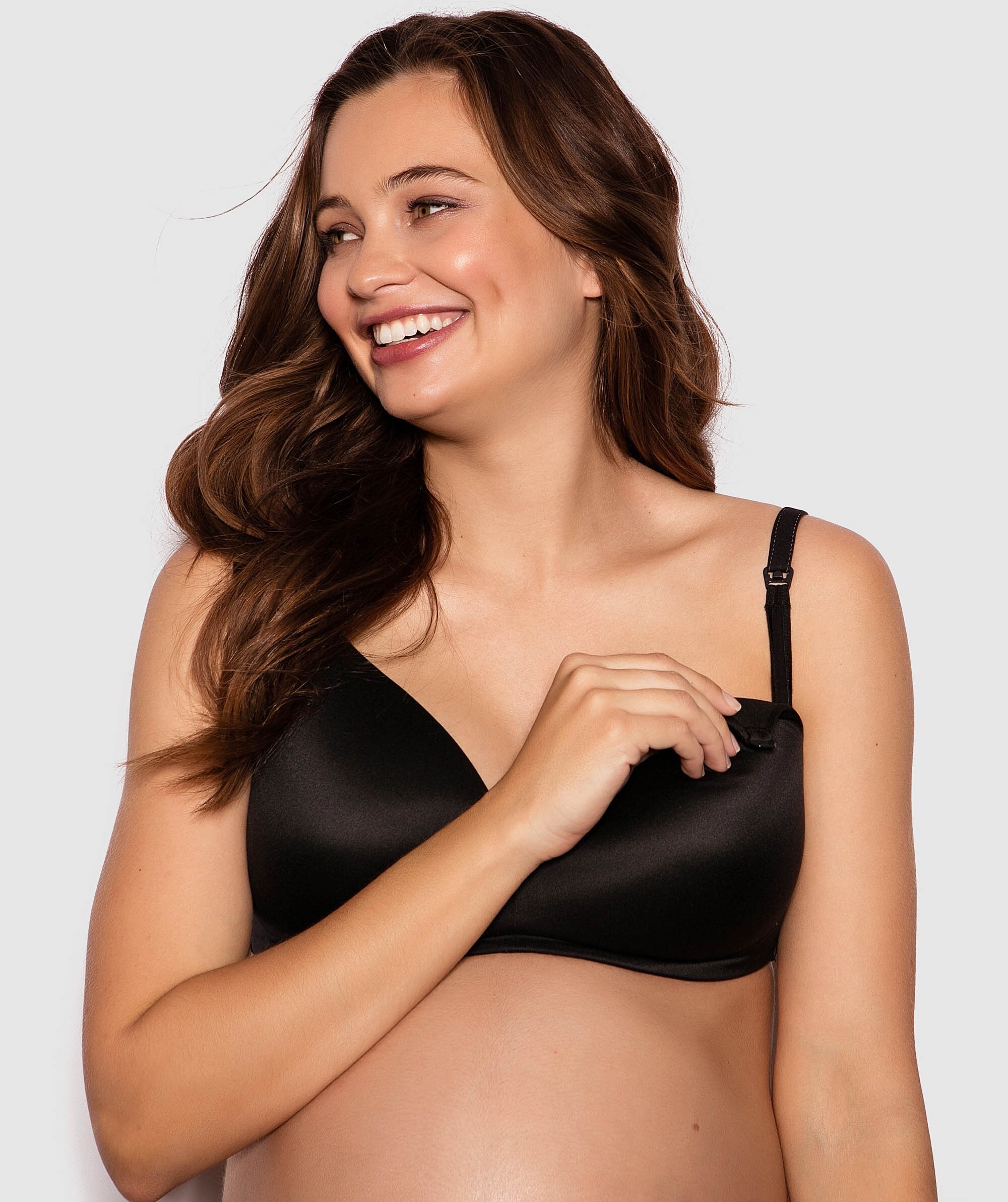 Body Bliss Maternity Wirefree Bra - Black