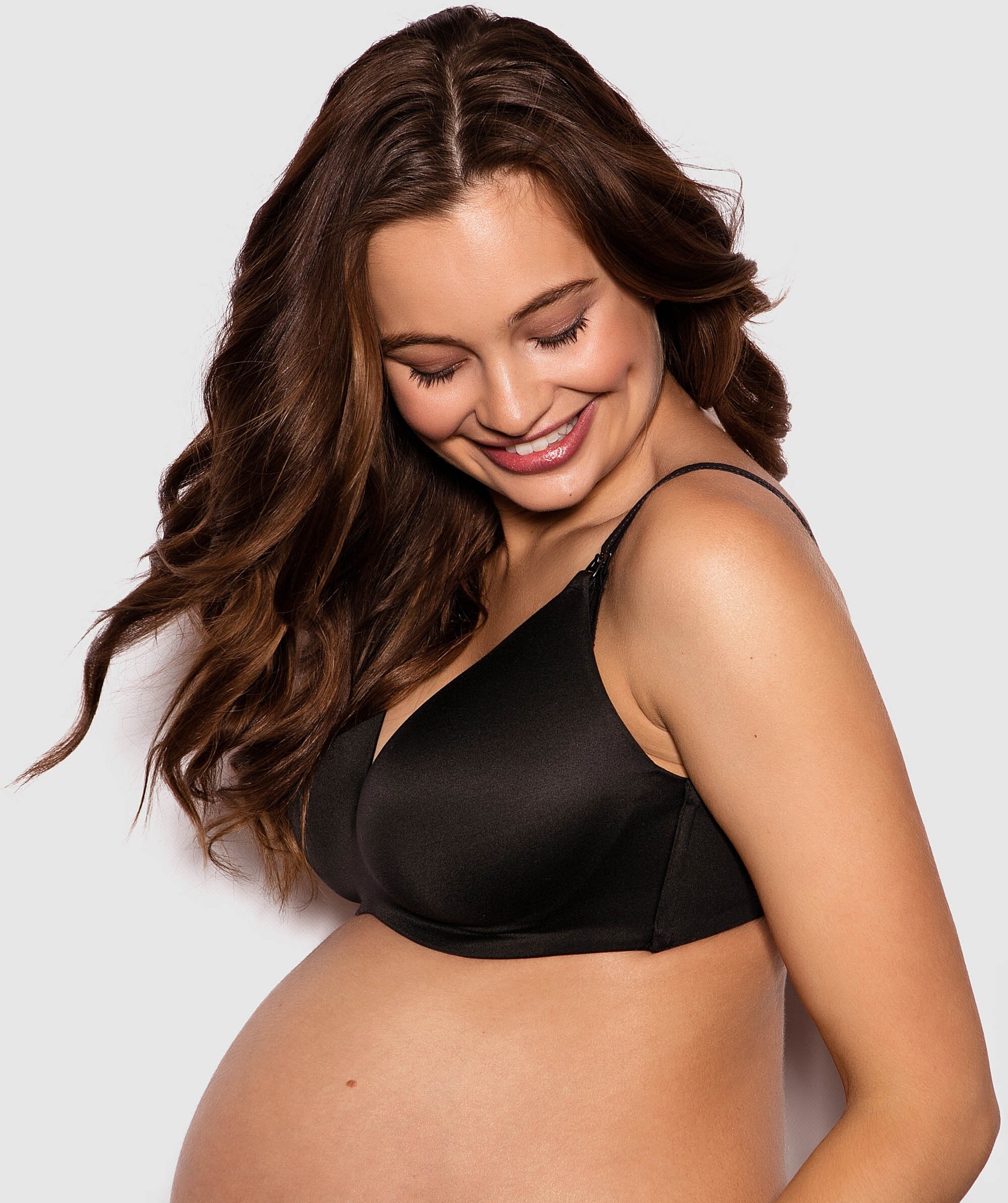 Body Bliss Maternity Wirefree Bra - Black