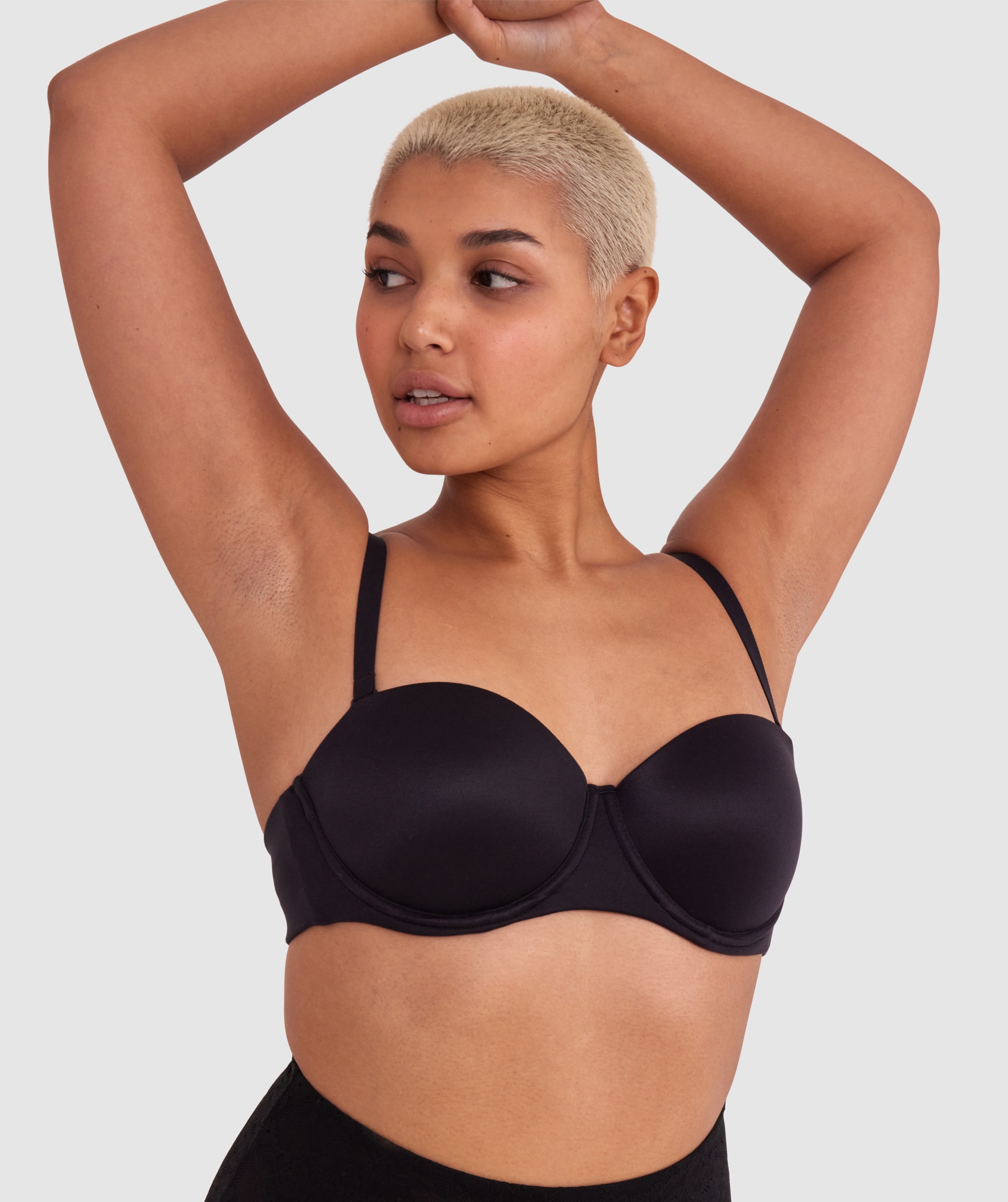 Body Bliss Strapless Contour Bra - Black