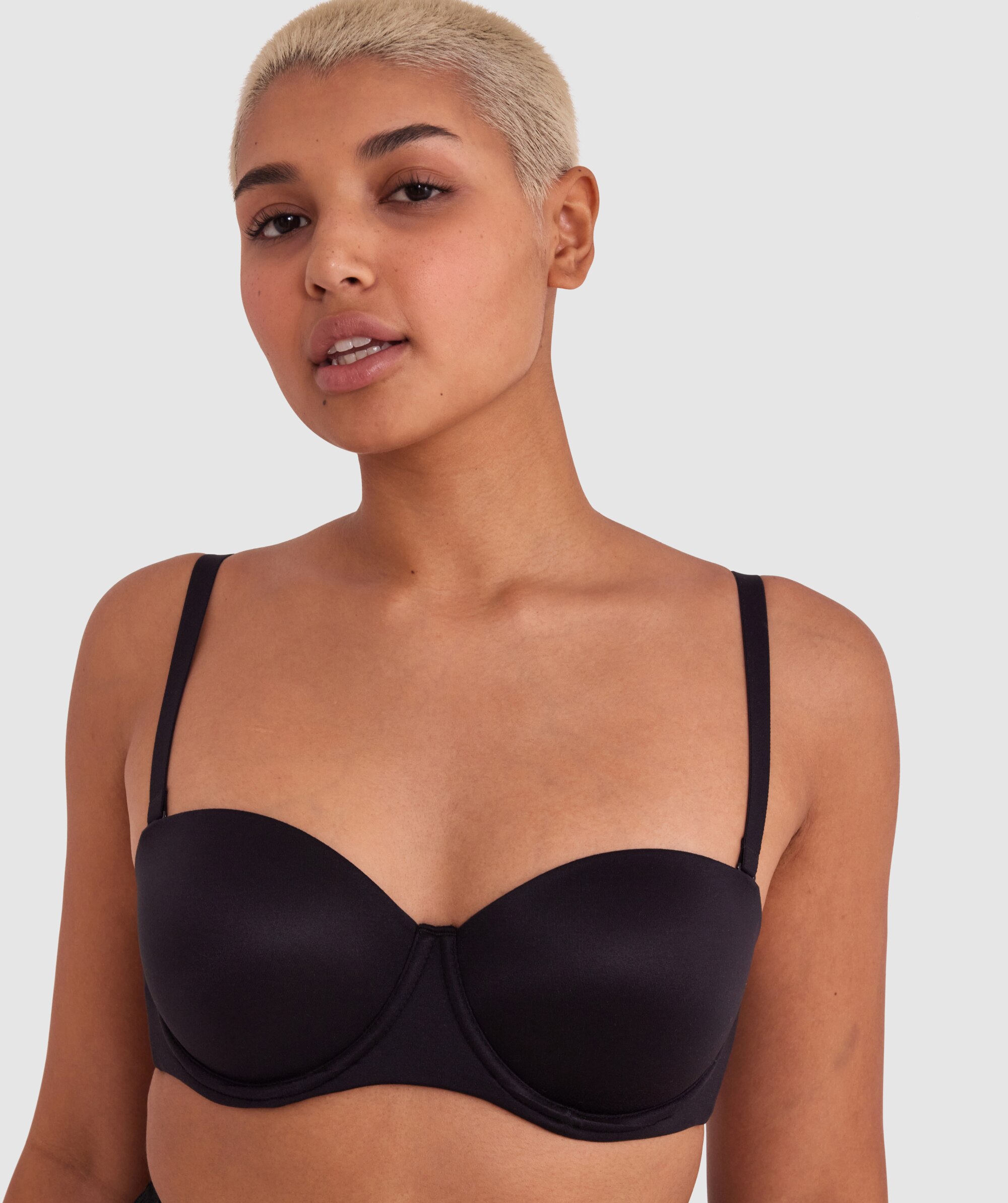 Body Bliss Strapless Contour Bra - Black