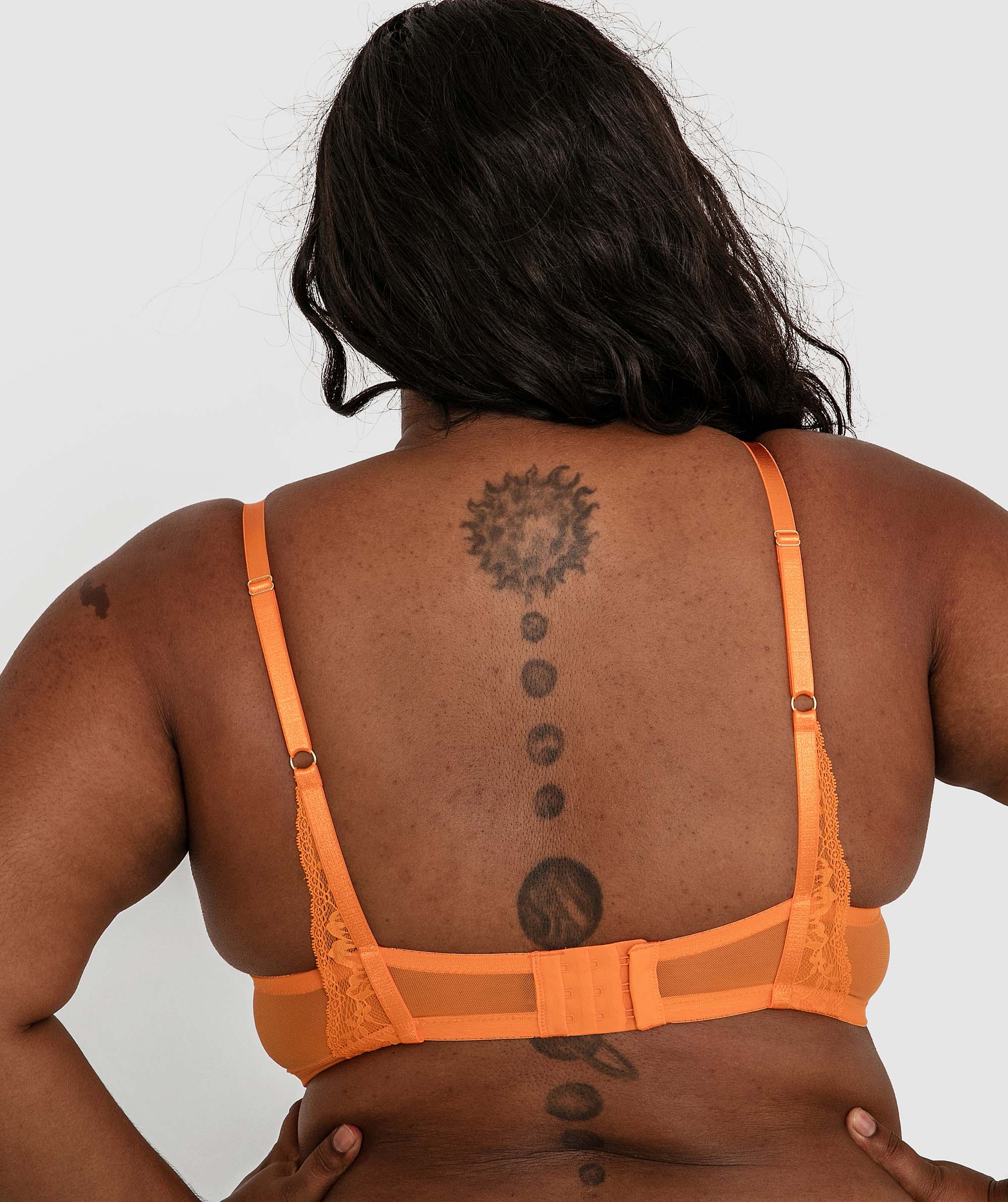 Breeze Contour Plunge Bra - Orange