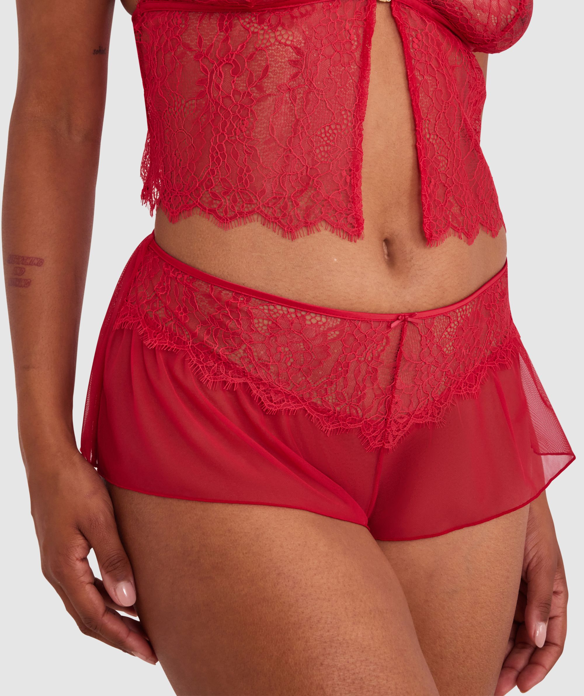 Bras N Things Night Games Mystic French Knicker - Red