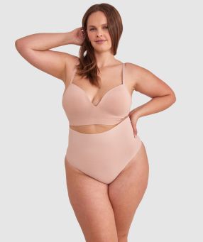 Plus Size Womens Sexy Bodysuit Bras N Things Shapewear With Deep V