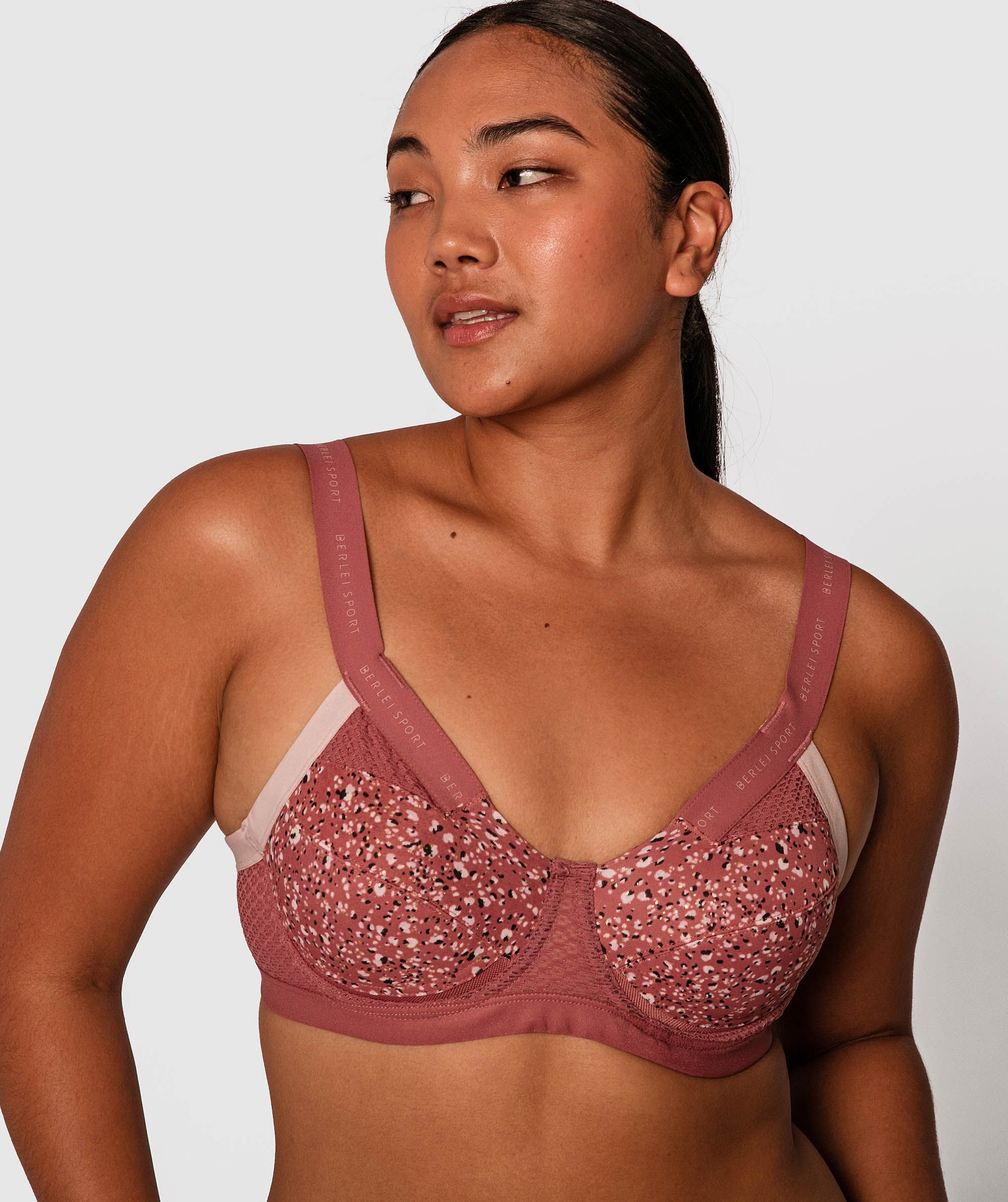 Berlei Full Support Underwire Bra Print Pinl