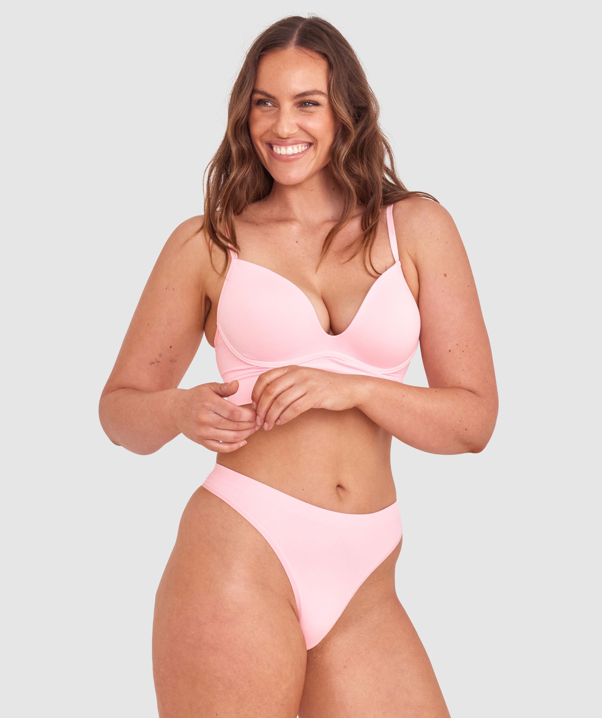 Bras N Things Base Layers G String - Light Pink | 01434305
