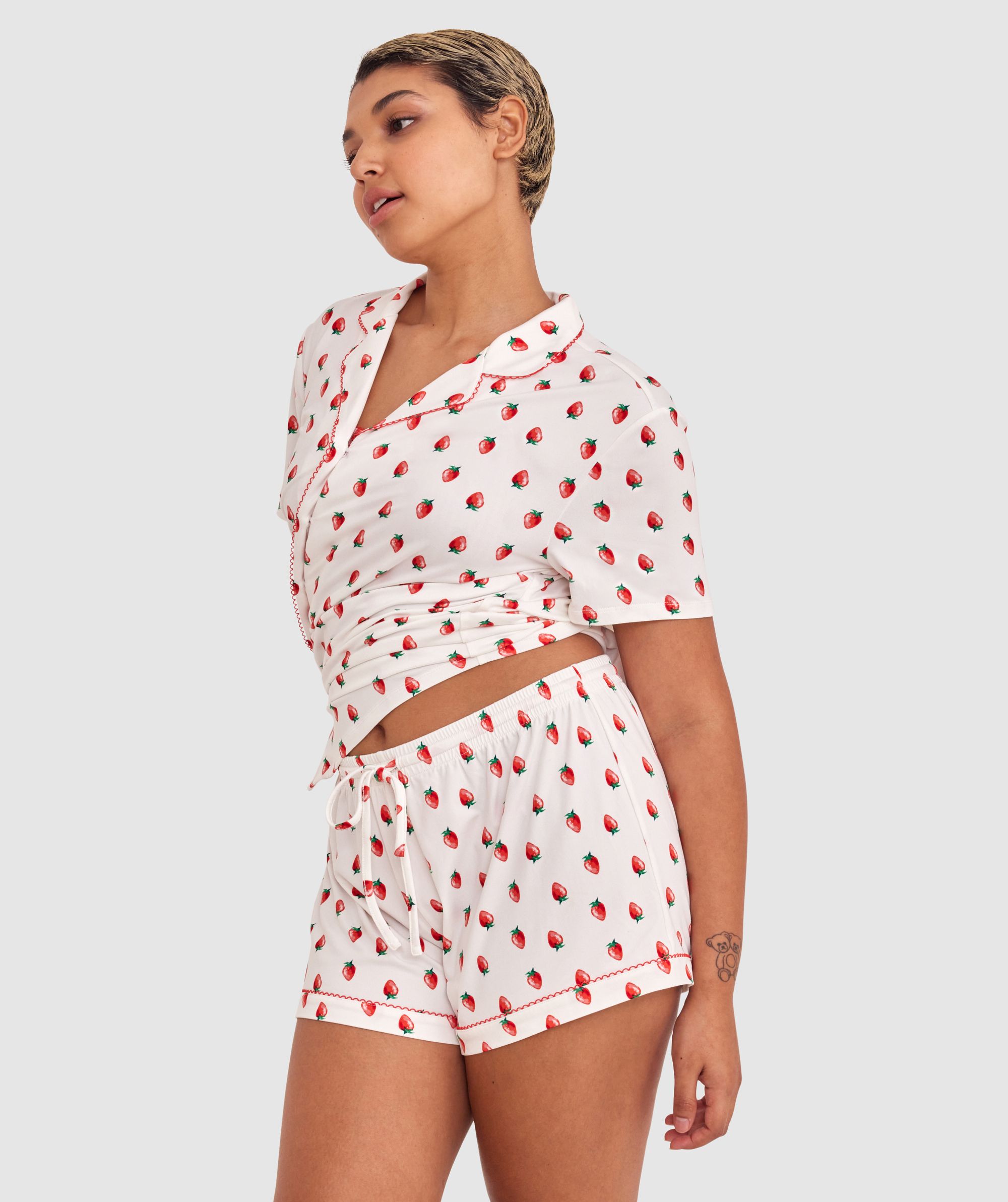 Bras N Things Berry Delight Short Print 01567001