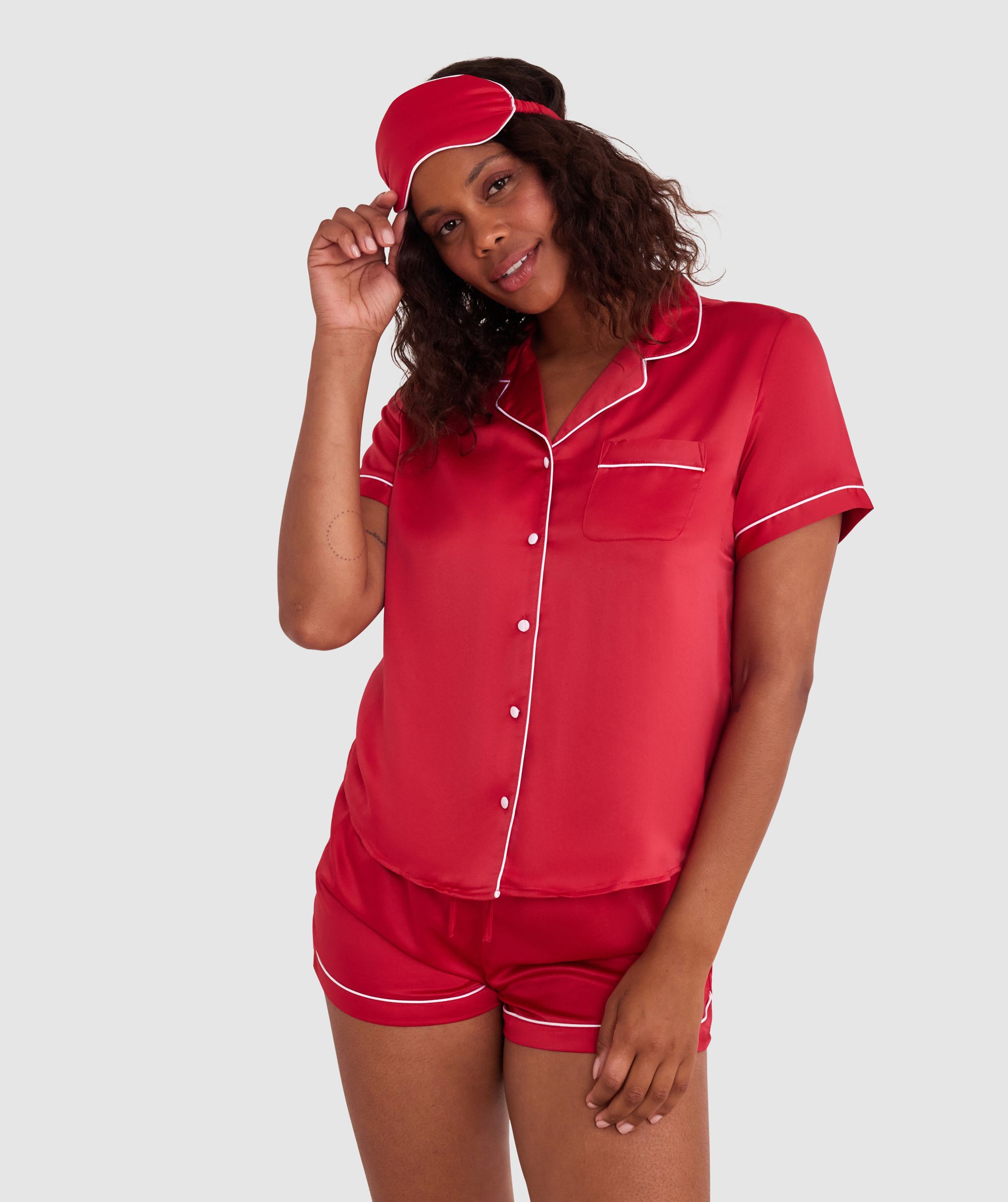 Bras N Things Packaged PJ Set - Red | 01452301