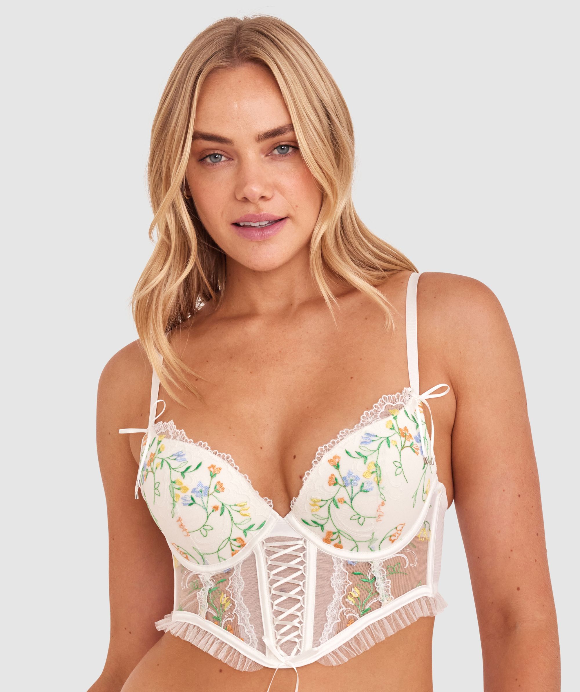 Bras N Things Enchanted Moonlight In Vermont Push Up Corset