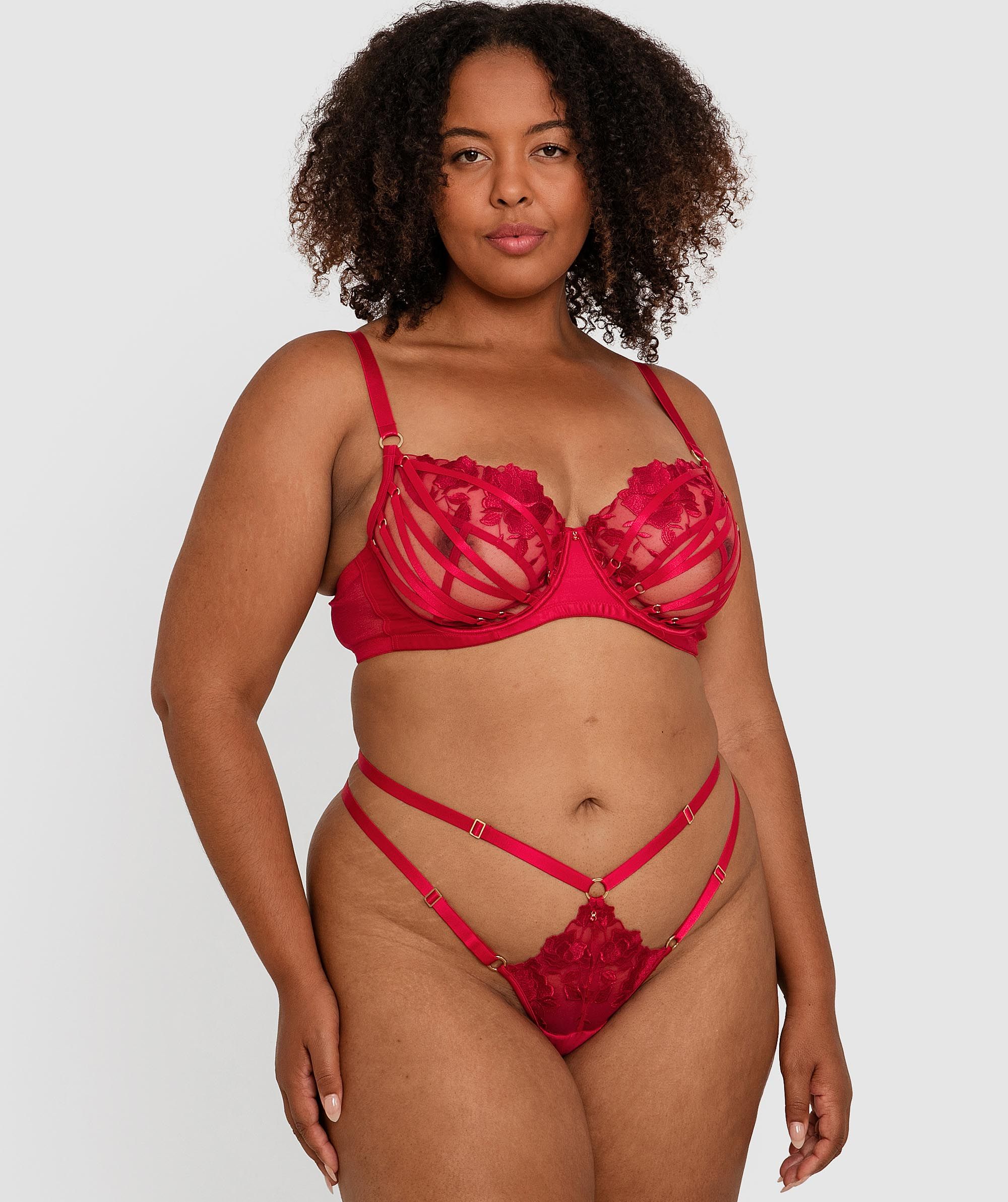 Bras N Things Night Games Showstopper Underwire Bra - Red