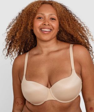 Planet Bliss Double Push Up Bra - Nude