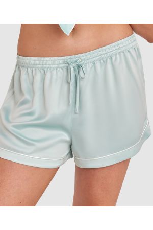 Liquid Satin Short - Light Green