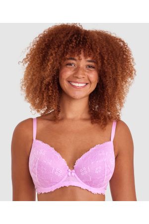 Betsie Lightly Lined Bra - Light Purple