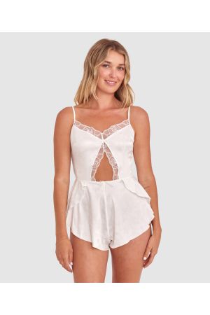 Rosalie Playsuit - Ivory