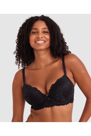 Frankie Lightly Lined Bra - Black