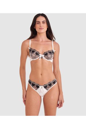 Enchanted Hopelessly Devoted Bra - Ivory/Black