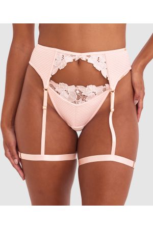 Vamp So Polite Suspender - Pale Pink