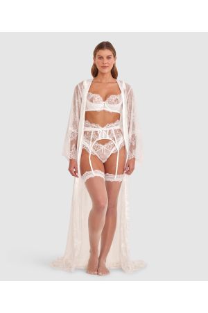 Enchanted Unforgettable Full Length Robe - Ivory