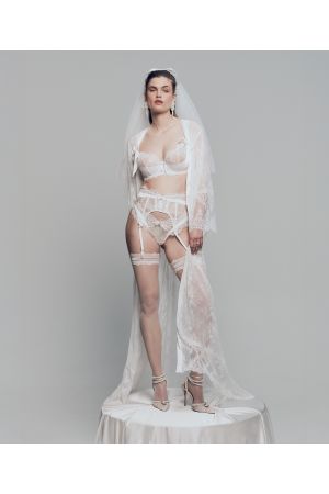 Enchanted Unforgettable Full Length Robe - Ivory