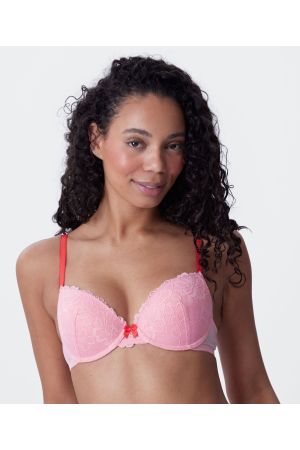 Isla Lightly Lined Bra - Light Pink