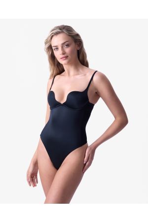 Sexy Basics Roxanne Bodysuit - Black