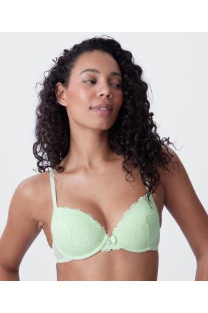 Isla Lightly Lined Bra - Light Green