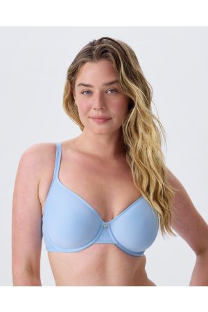 Pure Body Full Cup Bra - Light Blue