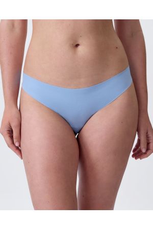 Smooth Comfort Cotton G String - Light Blue