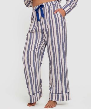 Maple Long Pant - Stripe Print
