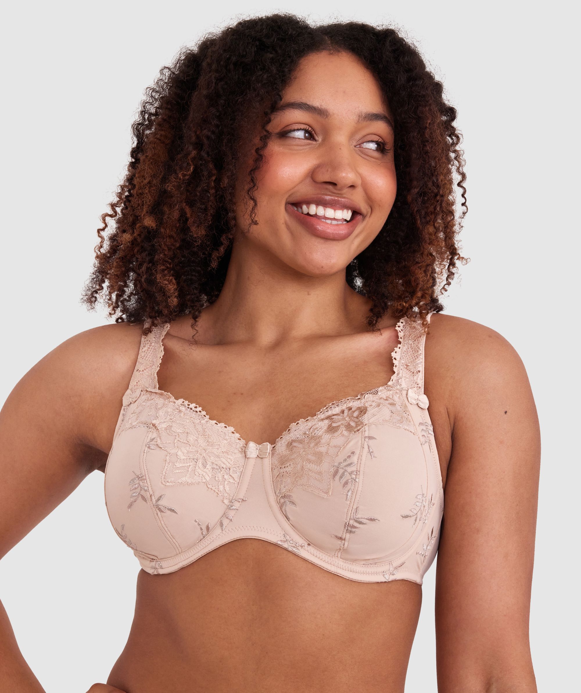 Sapphire Full Cup Bra - Nude/Ivory